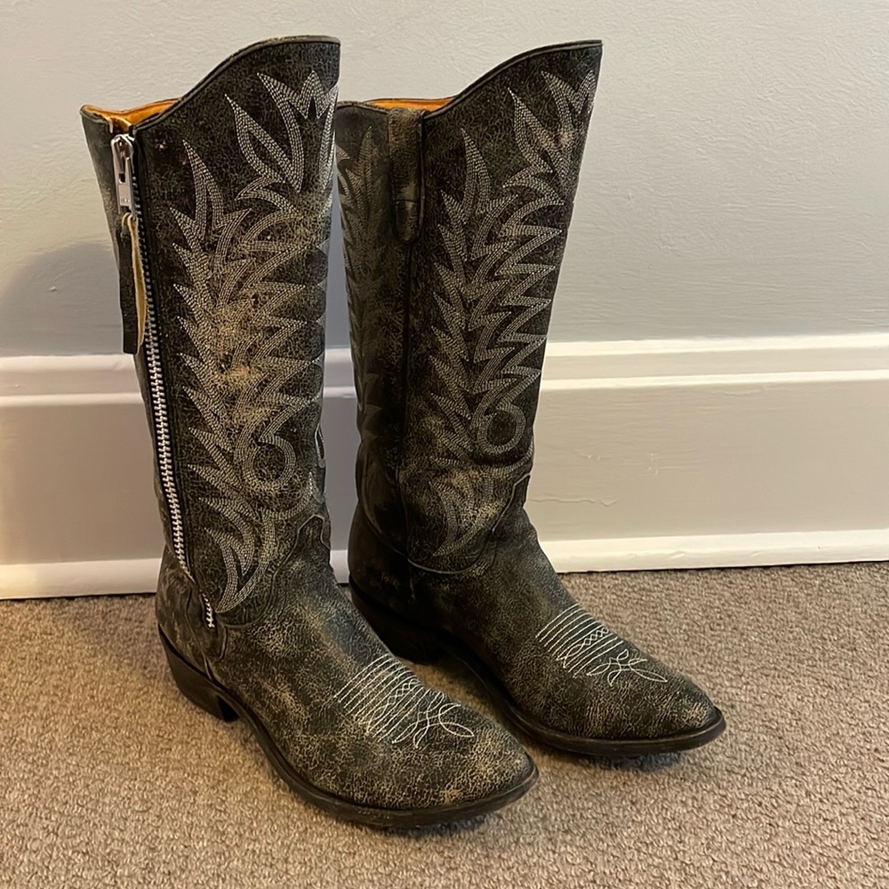 Old Gringo Razz size 9 cowboy black boots